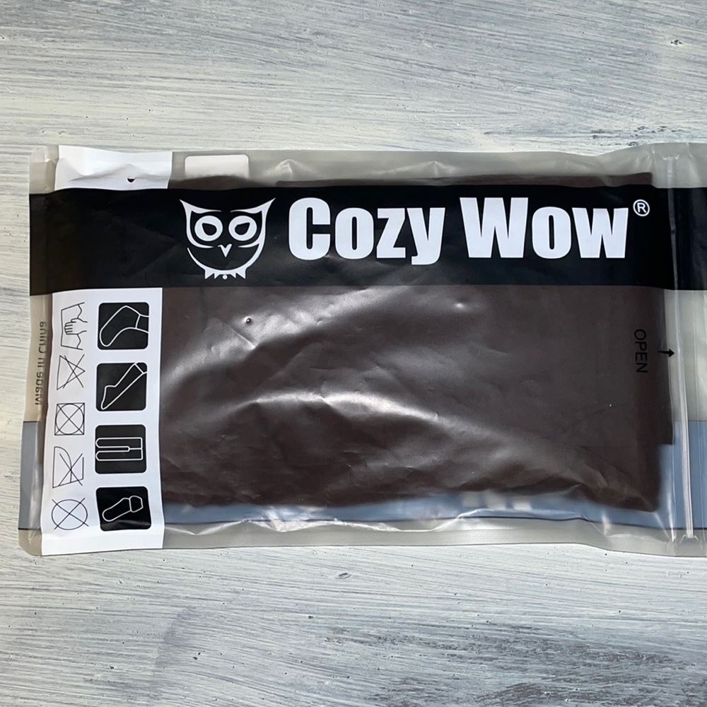 Cozy Wow Women’s Tights Coffee Color. L/XL NWT
